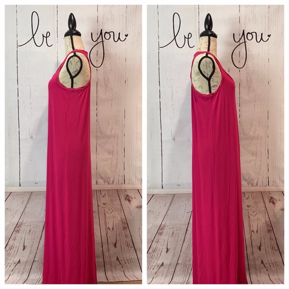 Tommy Bahama Tambour Racerback Maxi Dress Papaya - Picture 2 of 7